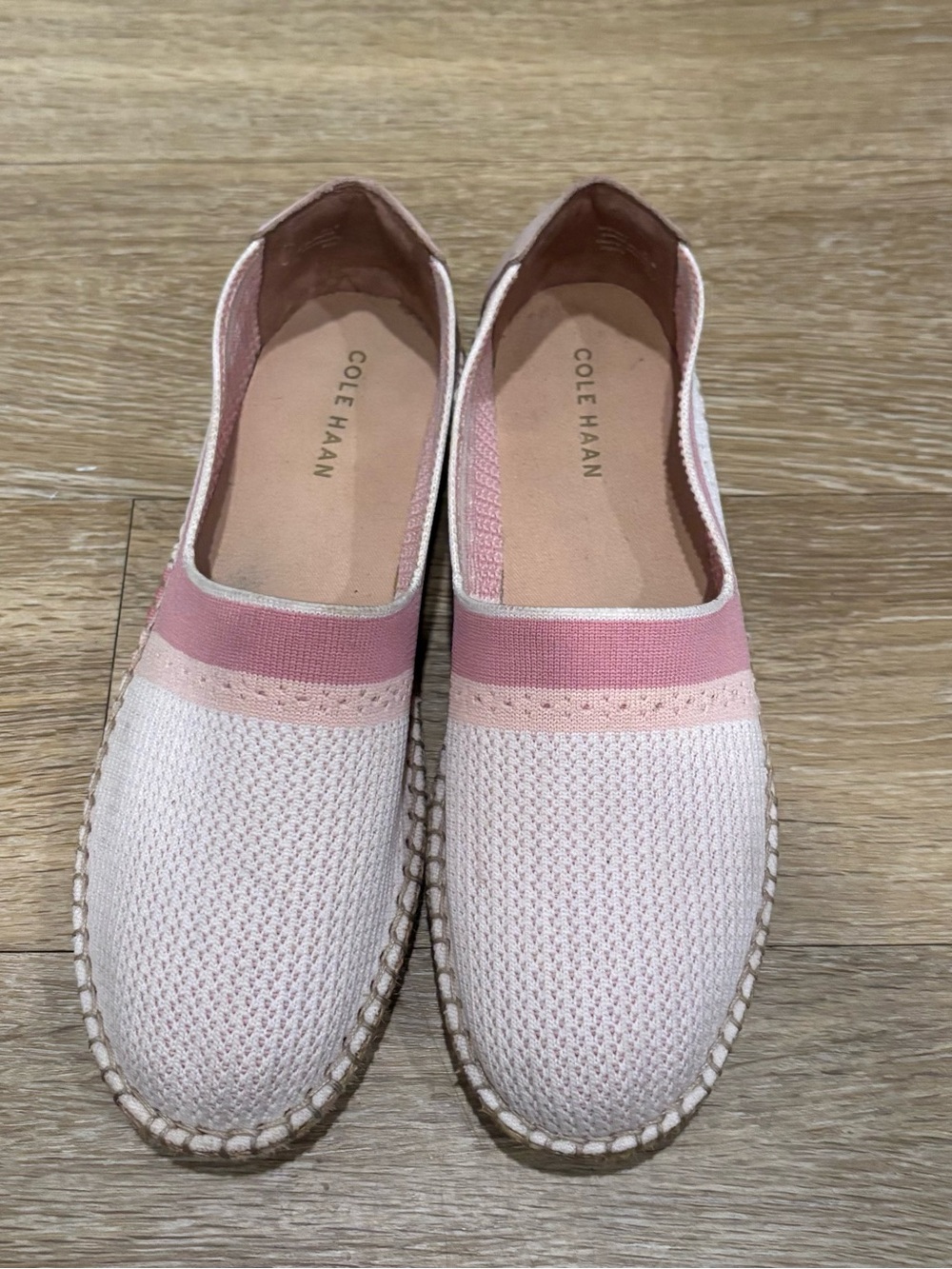 Cole Haan Grand Series Womens Sz 9.5 B Cloudfeel Espadrille II Slip-On Loafers